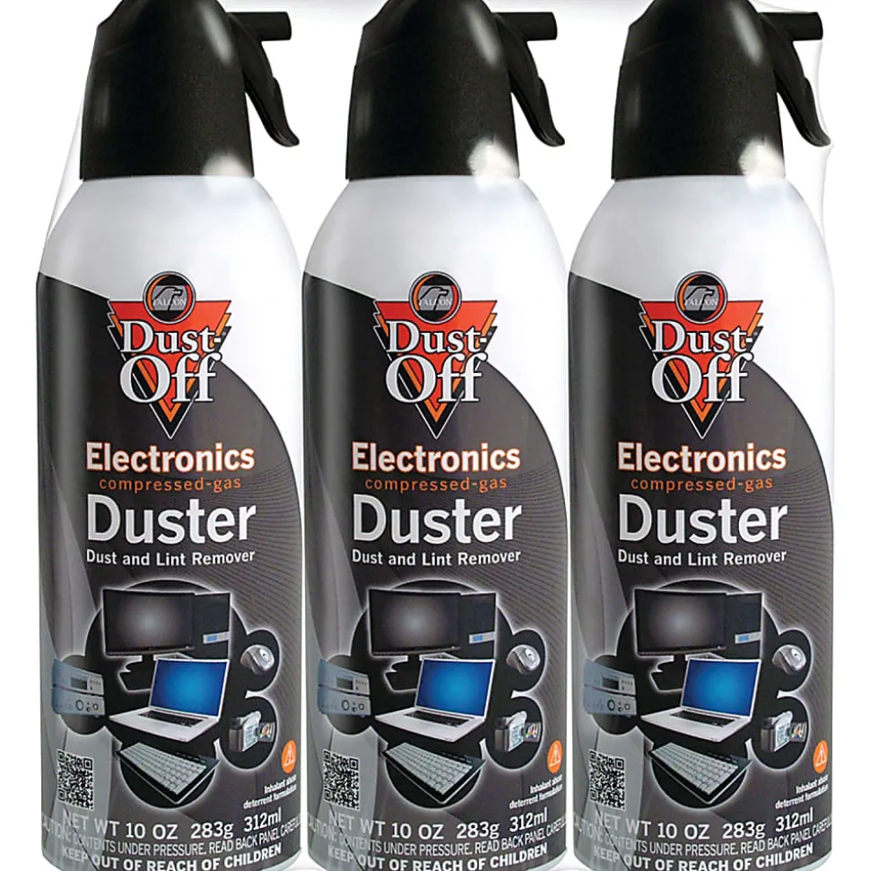 Dust-Off Disposable Dusters, 10 Oz, Pack Of 3 Dusters