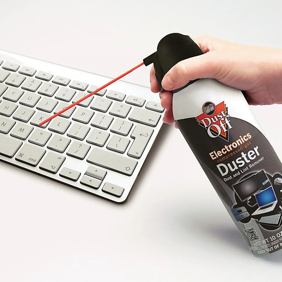Dust-Off Electronics Dusters, 10 Oz, Pack Of 4 Dusters