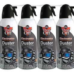 Dust-Off Electronics Dusters, 10 Oz, Pack Of 4 Dusters
