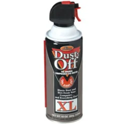 Dust-Off Plus Disposable Compressed Gas Duster, 10 Oz Bottle