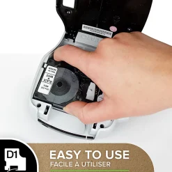 Dymo D1 Self-Adhesive Standard Labeling Tape for LabelManager™ and LabelWriter™ Duo Label Makers, 12