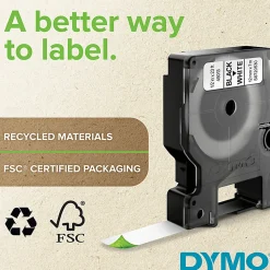 DYMO D1 Thermal Transfer Label Cartridge, 45800, 3/4