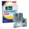 DYMO® D1 45021 White-On-Black Tape, 0.5" x 23'