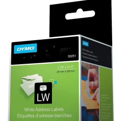 DYMO® 30251 LabelWriter® Address Labels, 30251, 1 1/8