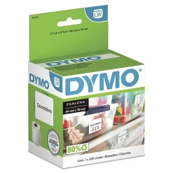 DYMO® LabelWriter® 30324 LabelWriter Labels, 2 1/8