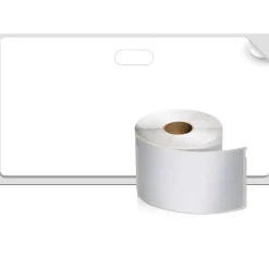 DYMO LabelWriter Self-Adhesive Name Badge Labels, 30857, White, 2 1/4