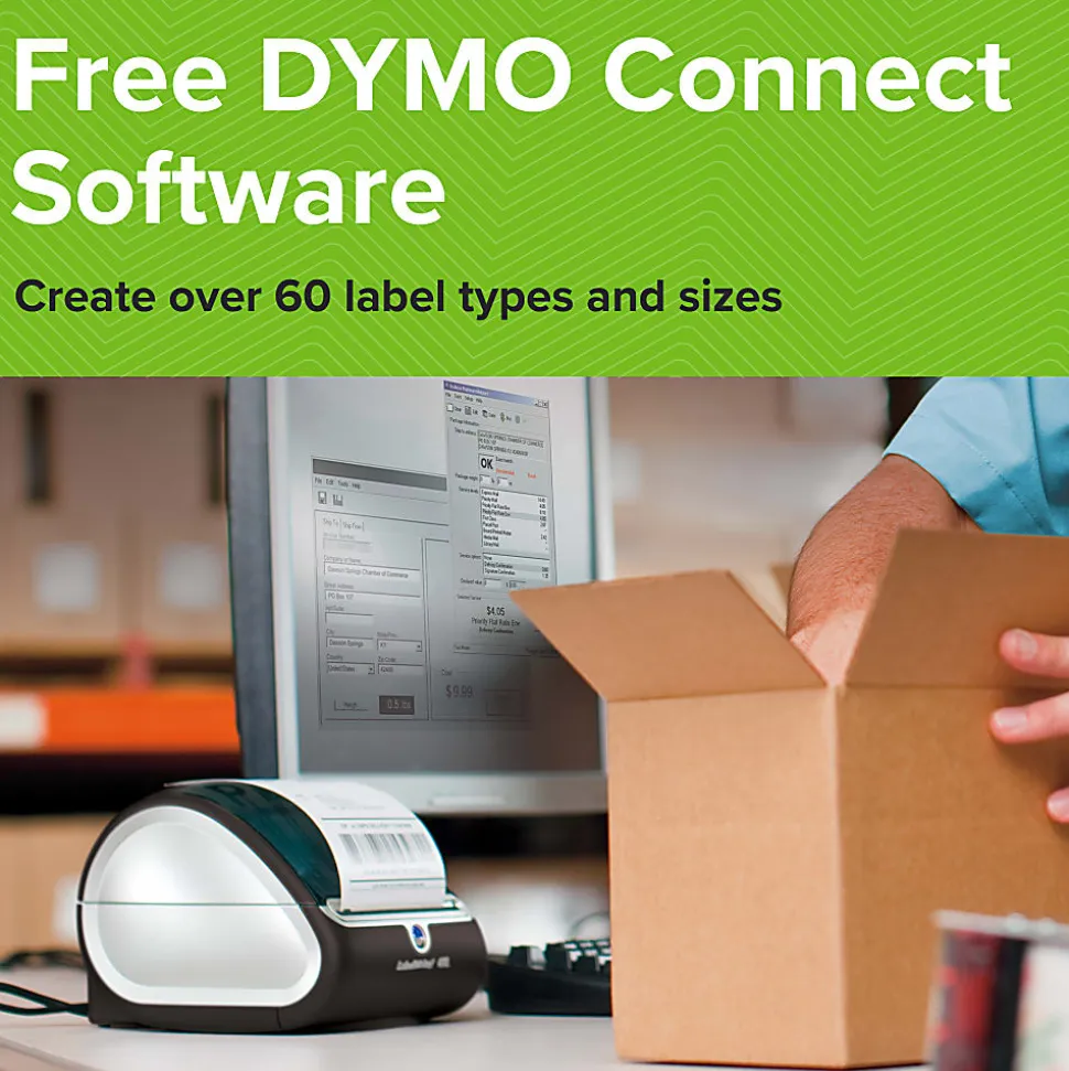 DYMO® LabelWriter® 4XL Wide Format Label Printer For PC And Apple® Mac®