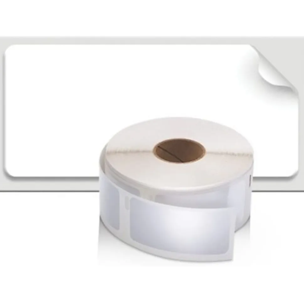 DYMO® Multipurpose Labels For LabelWriter® Label Printers, 1" x 2 1/8", White, 500 Labels Per Roll, Pack Of 6 Rolls