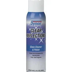 Dymon® Clear Reflections Glass Cleaner Aerosol Spray, 20 Oz Can, Case Of 12