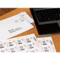 DYMO® Printable Postage, 1750042, 24 Stamps Per Sheet, Pack Of 8 Sheets