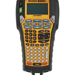 Dymo Rhino 6000+ Industrial Label Maker - 180 dpi - LCD Screen - Black, Yellow - PC - for Industry - 1 Each