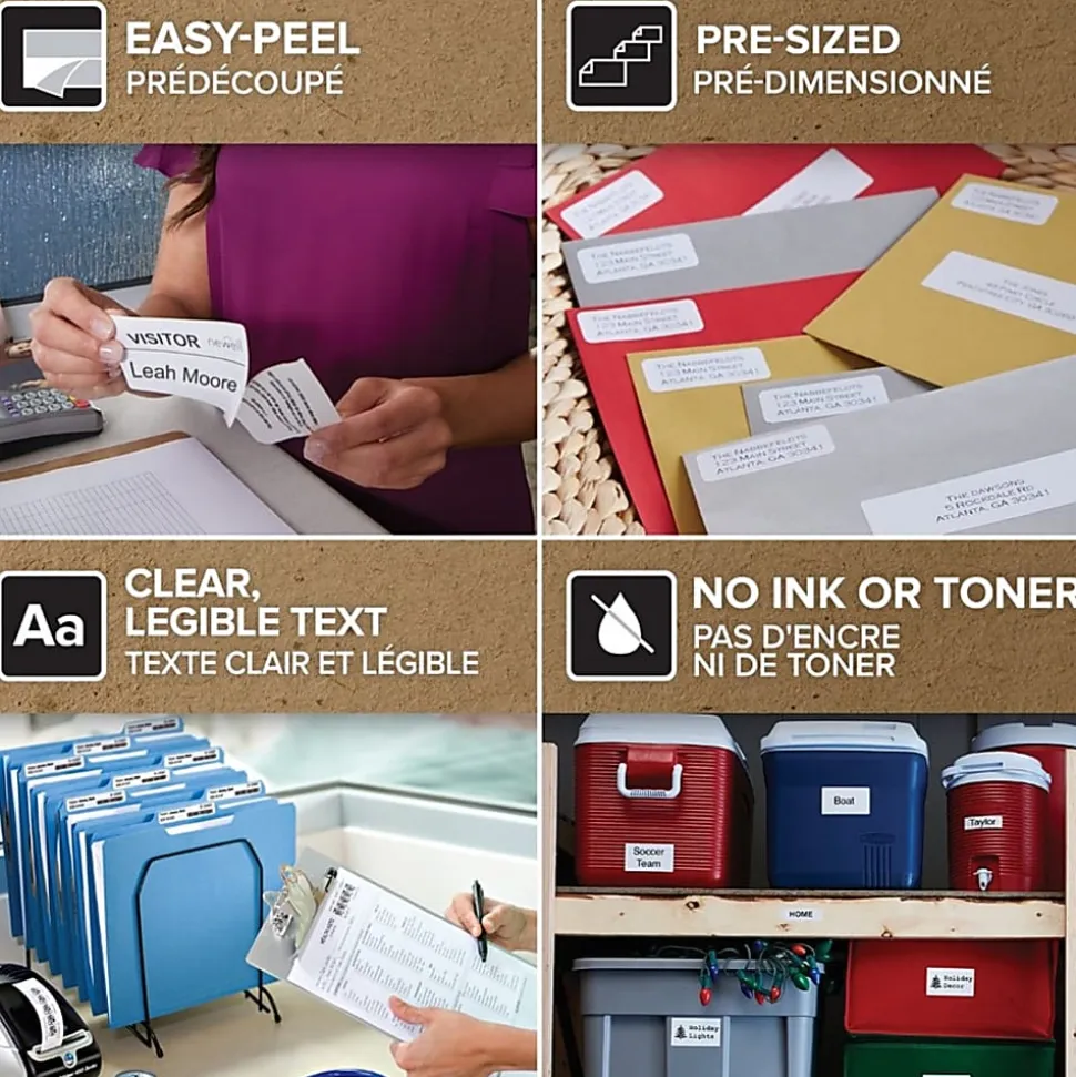 DYMO® Standard Shipping Labels For LabelWriter® Label Printers, 2 5/16" x 4", White, 300 Labels Per Roll, Pack Of 6 Rolls