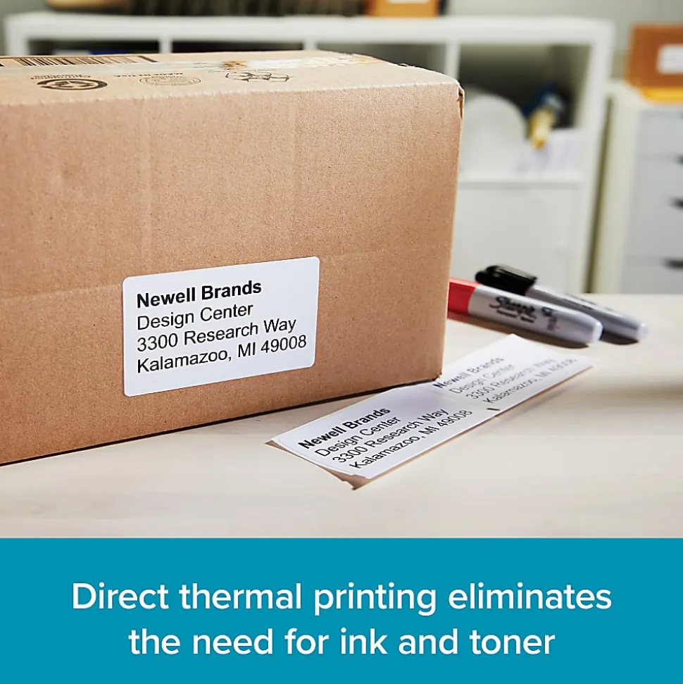DYMO® Standard Shipping Labels For LabelWriter® Label Printers, 2 5/16" x 4", White, 300 Labels Per Roll, Pack Of 6 Rolls