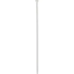 Eagle Aspen Pro Brand Temperature-Rated Cable Ties, 7.5", White, Pack Of 100 Cable Ties, EAS501028