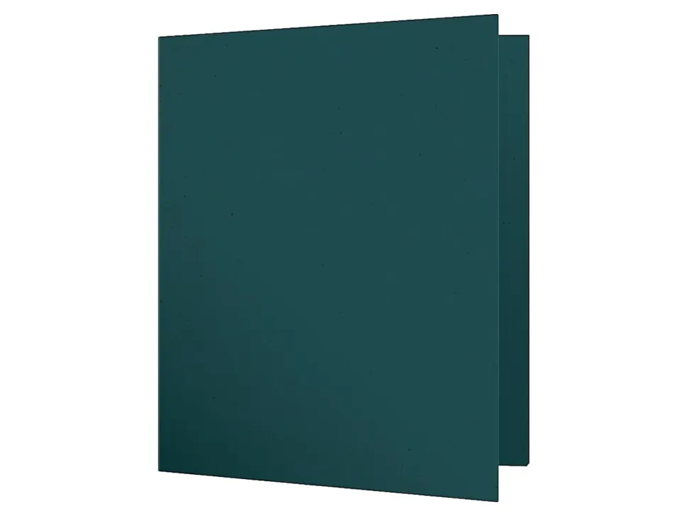 Earthwise® by Oxford™ Twin-Pocket Folder, 95% Recycled, Blue, Box Of 25