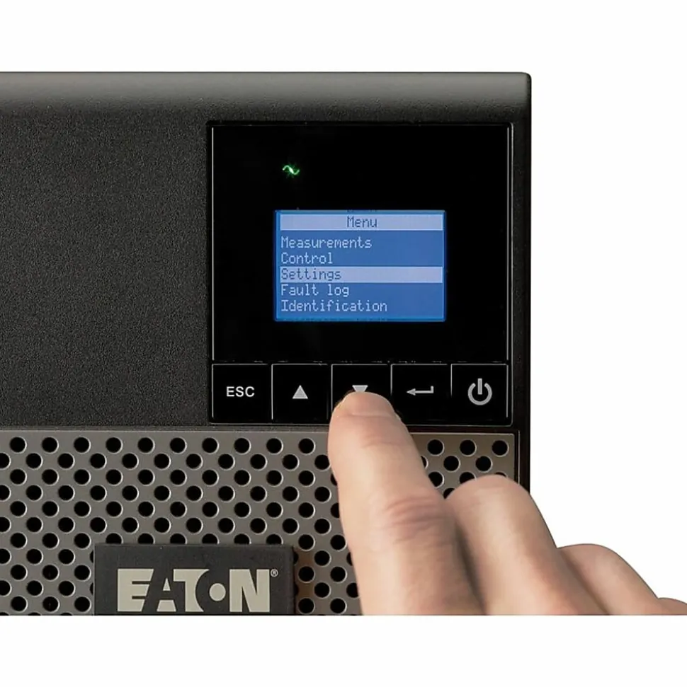Eaton 5P 1440VA 1100W 120V Line-Interactive UPS, 5-15P, 8x 5-15R Outlets, True Sine Wave, Cybersecure Network Card Option, Tower - 5P1500