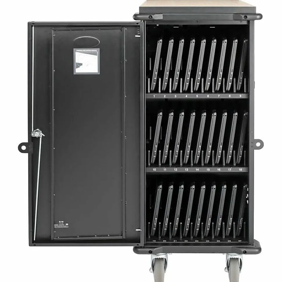 Eaton Tripp Lite Series AC Charging Cart Storage Station 27Port Chromebook Laptop Tablet - Cart charge and management - - CSC27AC