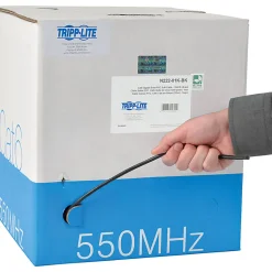 Eaton Tripp Lite Series Cat6 Gigabit Solid Core UTP PVC Bulk Ethernet Cable, Black, 1000 ft. (304.8 m), TAA - N22201KBK