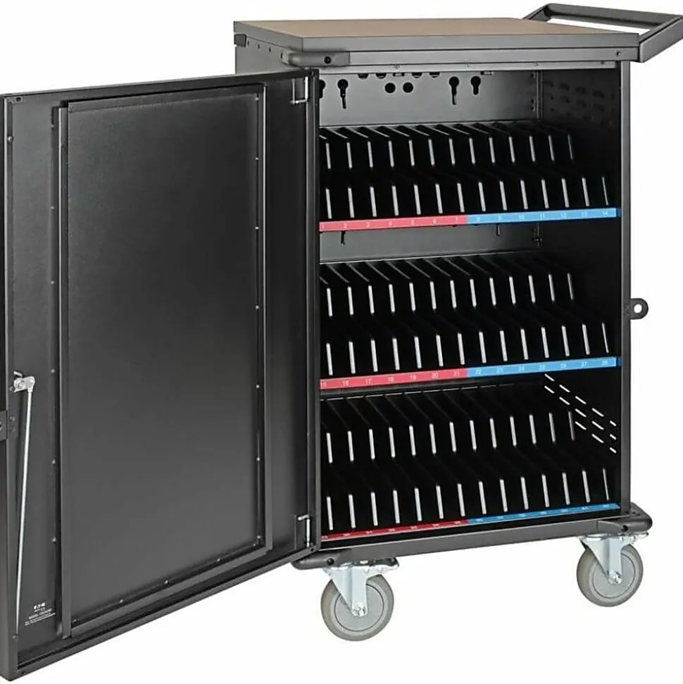 Eaton Tripp Lite Series 48-Device AC Mobile Charging Cart Storage Station - CSC48AC