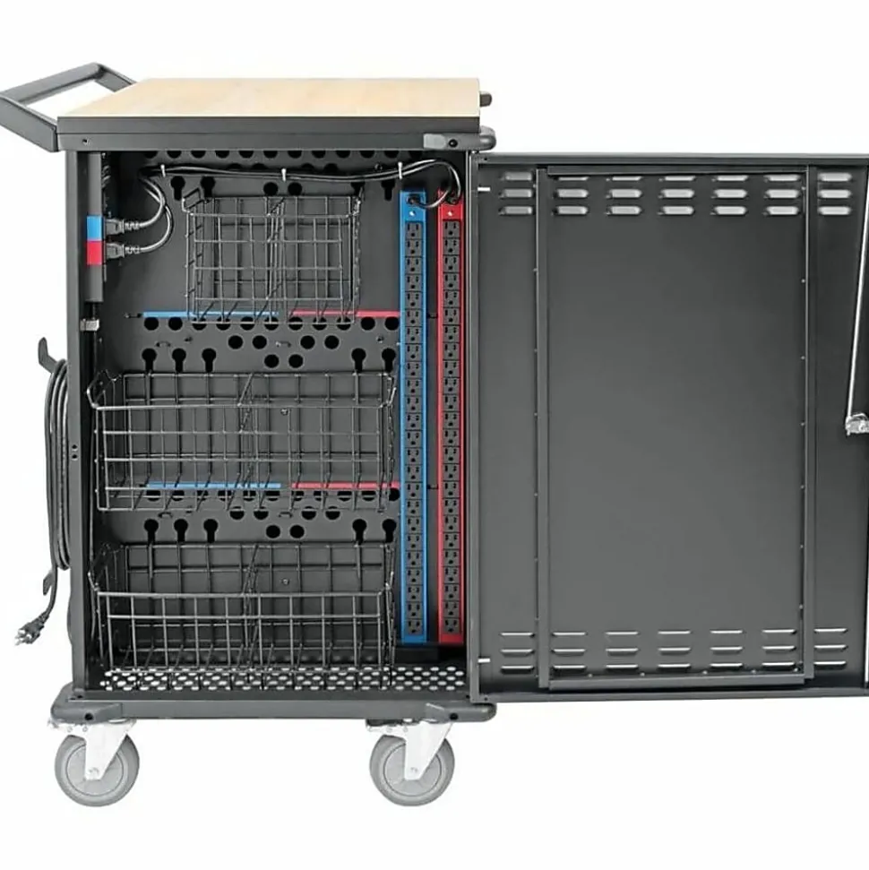 Eaton Tripp Lite Series 48-Device AC Mobile Charging Cart Storage Station - CSC48AC