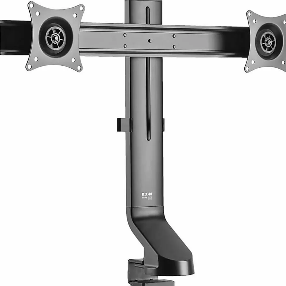 Eaton Tripp Lite Series Dual-Display Monitor Arm with Desk Clamp and Grommet - Adjustable, 17" to 27" Monitors - Mounting kit - - DDR1727DC