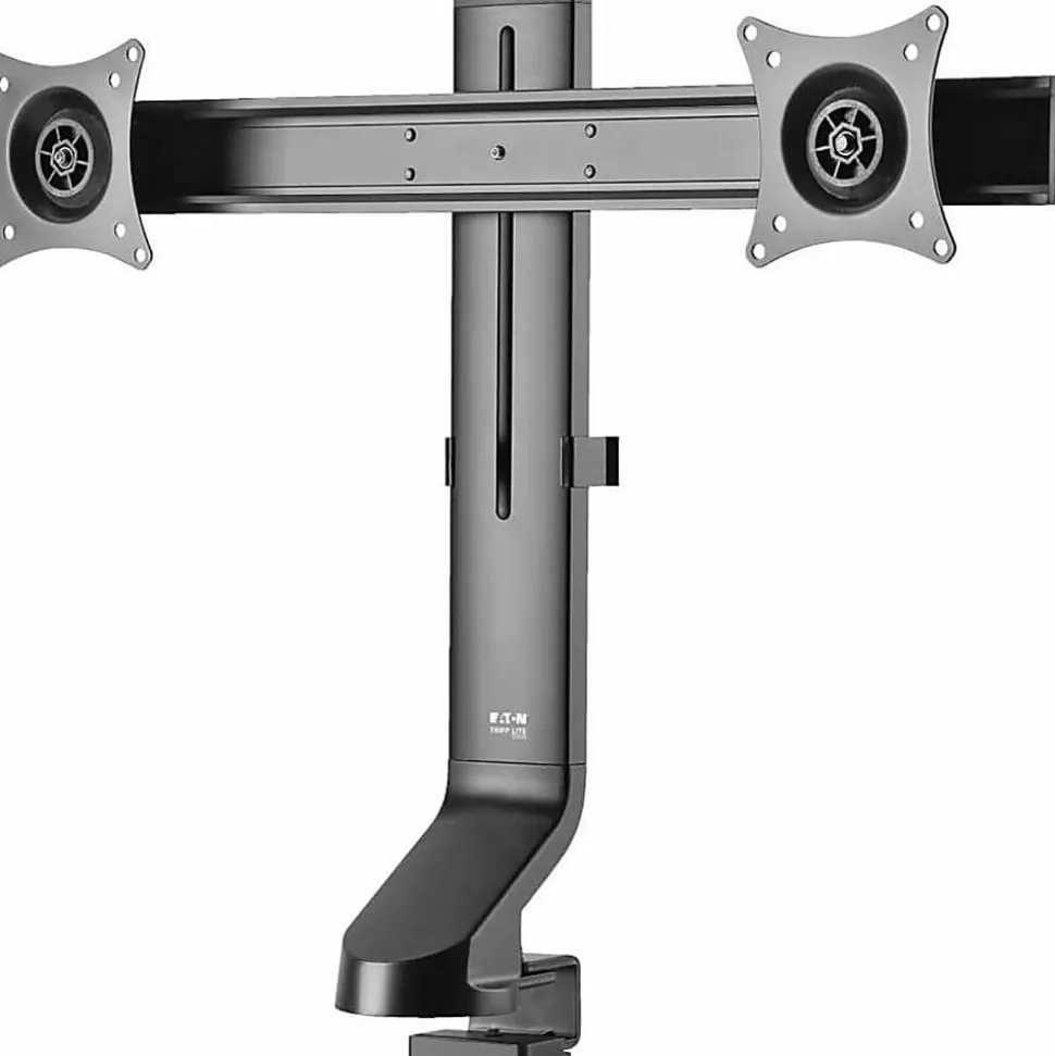 Eaton Tripp Lite Series Dual-Display Monitor Arm with Desk Clamp and Grommet - Adjustable, 17" to 27" Monitors - Mounting kit - - DDR1727DC