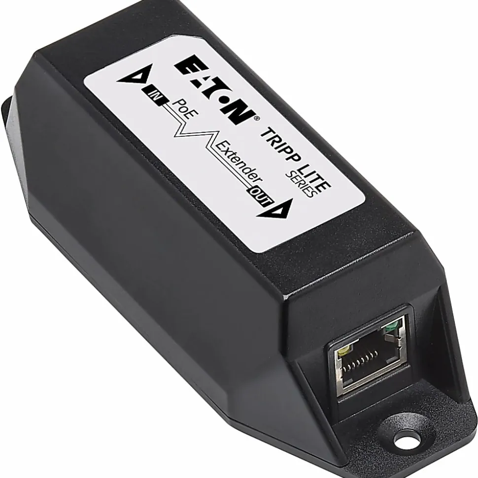 Eaton Tripp Lite Series Gigabit Ethernet PoE/PoE+ Extender - Cat5e/6/6a, RJ45, IEEE 802.3at/af, 30W, 1 Port, 328 ft. (100 m) - NPOEEXT1G30