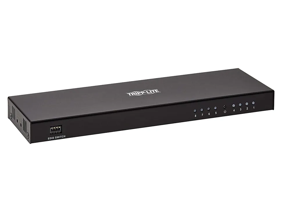 Eaton Tripp Lite series HDMI Splitter 8-Port 4K @ 60Hz HDMI HDCP 2.2 EDID Management - Video/audio splitter - 8 x HDMI - desktop, rack-mountable
