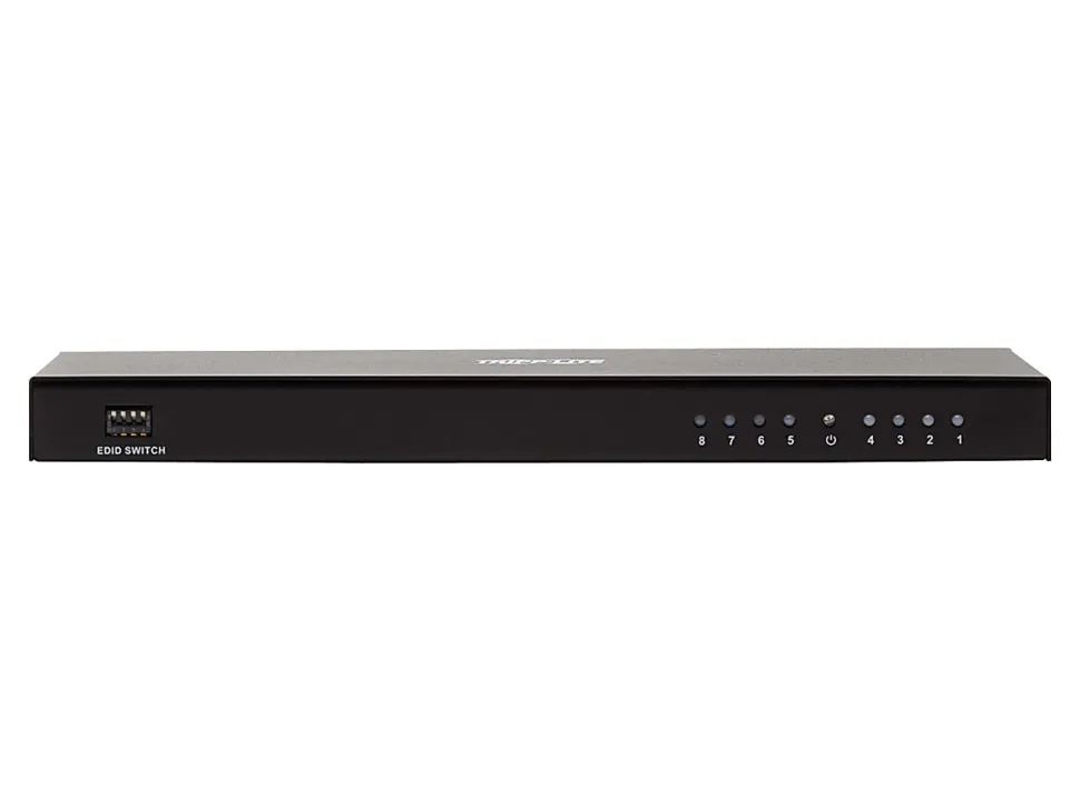 Eaton Tripp Lite series HDMI Splitter 8-Port 4K @ 60Hz HDMI HDCP 2.2 EDID Management - Video/audio splitter - 8 x HDMI - desktop, rack-mountable
