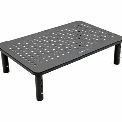 Eaton Tripp Lite Series Monitor Riser for Desk, 14 x 9 in., Height Adjustable, Metal, Black, MR1411M