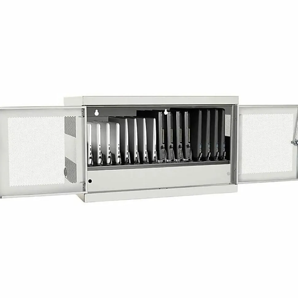 Eaton Tripp Lite Series 16-Port AC Charging Storage Station w/ Cart Options Chromebook Laptop White - Cabinet unit - - CSC16ACW