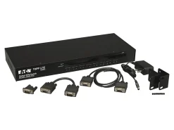 Eaton Tripp Lite series 16-Port Rackmount USB / PS2 KVM Switch w/ On-Screen Display 1U - KVM switch - 16 x KVM port(s) - 1 local user - rack-mountable
