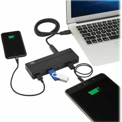 Eaton Tripp Lite Series 7-Port USB 3.x (5Gbps) Hub with 1.5A Charging - USB - External - 8 USB Port(s) - 7 USB 3.0 Port(s)
