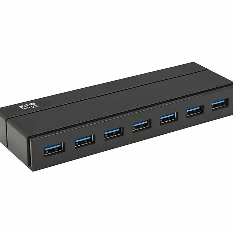 Eaton Tripp Lite Series 7-Port USB 3.x (5Gbps) Hub with 1.5A Charging - USB - External - 8 USB Port(s) - 7 USB 3.0 Port(s)