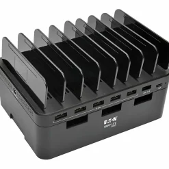 Eaton Tripp Lite Series 7-Port USB Charging Station Hub w/ Quick Charge 3.0, USB-C Port, Device Storage, 5V 4A (60W) USB Charge Output