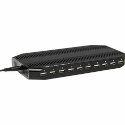 Eaton Tripp Lite Series 10-Port USB Charging Station Hub w Adjustable Storage Tablet/Smartphone/iPad/Iphone 5V 21A 105W - U280010ST