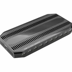 Eaton Tripp Lite Series 10-Port USB Charging Station Hub w Adjustable Storage Tablet/Smartphone/iPad/Iphone 5V 21A 105W - U280010ST