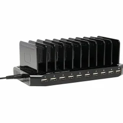 Eaton Tripp Lite Series 10-Port USB Charging Station Hub w Adjustable Storage Tablet/Smartphone/iPad/Iphone 5V 21A 105W - U280010ST