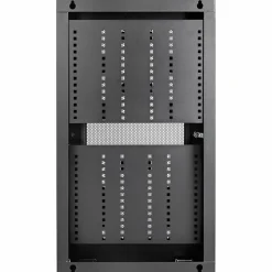 Eaton Tripp Lite Series SmartRack 3U Low-Profile Vertical-Mount Switch-Depth Wall-Mount Structured Wiring Enclosure, Adjustable Equipment Brackets