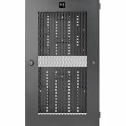 Eaton Tripp Lite Series SmartRack 3U Low-Profile Vertical-Mount Switch-Depth Wall-Mount Structured Wiring Enclosure, Adjustable Equipment Brackets