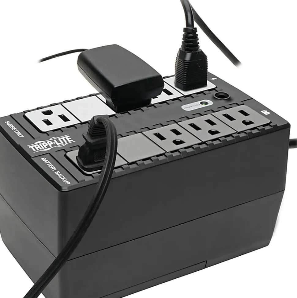 Eaton Tripp Lite Series Standby UPS 450VA 255W, 8 5-15R Outlets, 120V, 50/60 Hz, 5-15P Plug, Desktop/Wall Mount, BC450