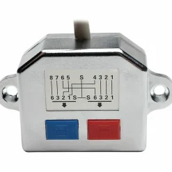 Eaton Tripp Lite Series 2-to-1 RJ45 Splitter Adapter Cable, 10/100 Ethernet Cat5/Cat5e (M/2xF), 6 in. - N035001