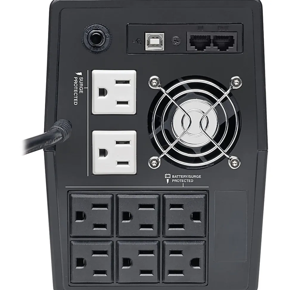 Eaton Tripp Lite Series UPS Smart Tower 1000VA 560W Battery Back Up Desktop AVR LCD USB - UPS - 12 A - OMNIVS1000LCD