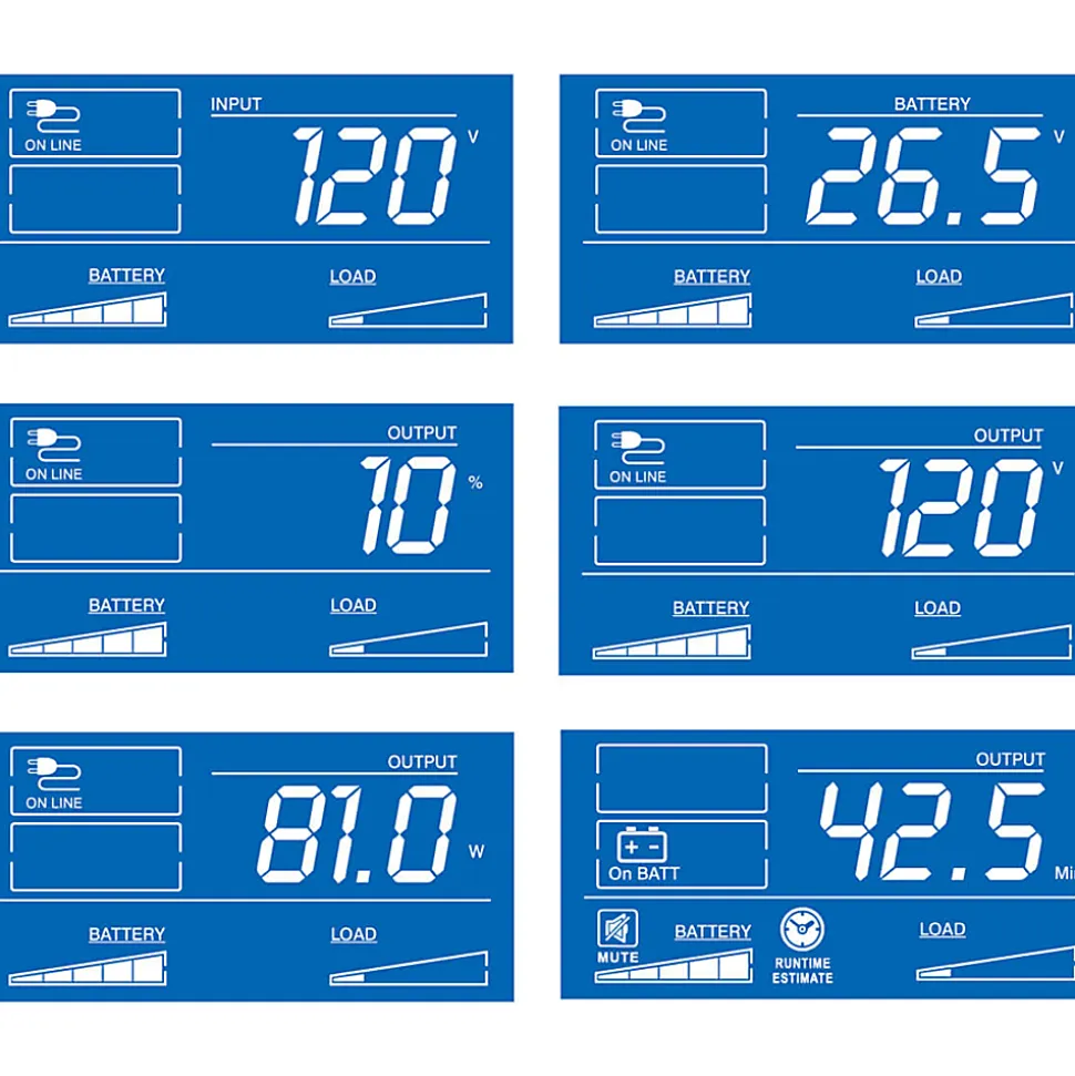 Eaton Tripp Lite Series UPS Smart 1300VA 720W Tower LCD Battery Back Up AVR Coax RJ45 USB - UPS - AC 120 V - SMART1300LCDT