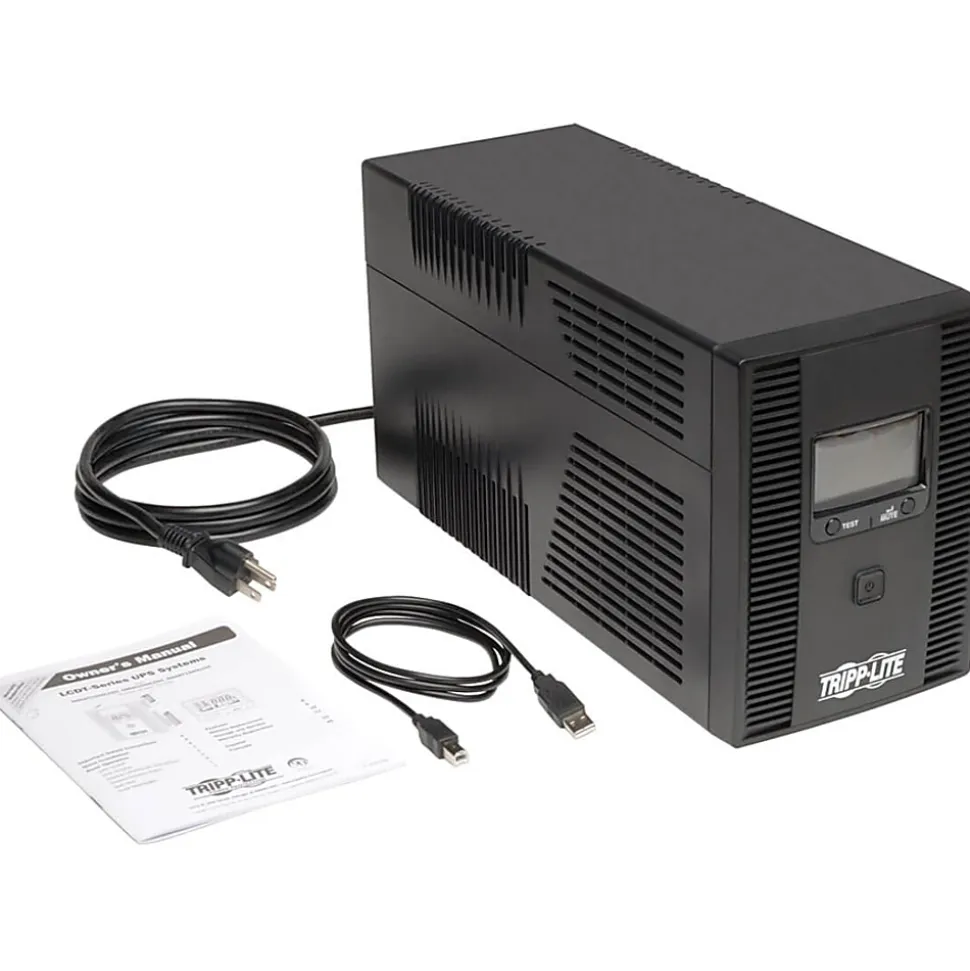 Eaton Tripp Lite Series UPS Smart 1300VA 720W Tower LCD Battery Back Up AVR Coax RJ45 USB - UPS - AC 120 V - SMART1300LCDT