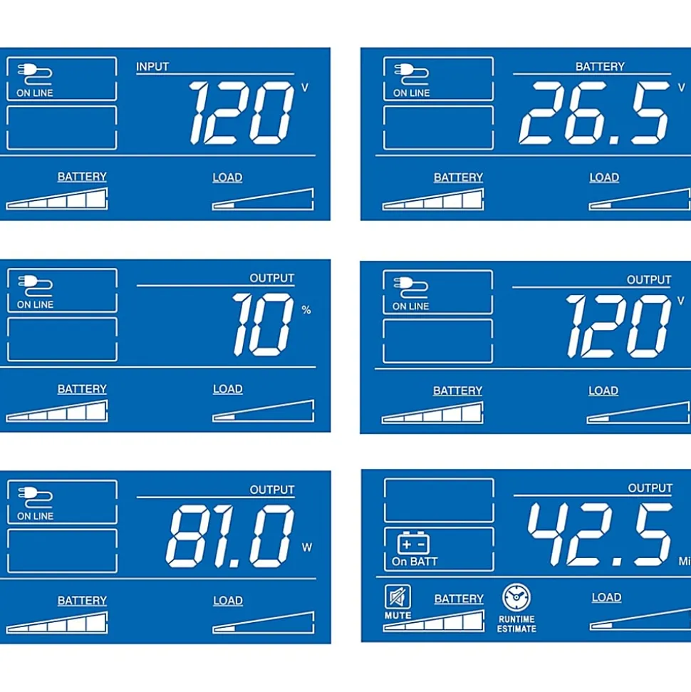 Eaton Tripp Lite Series UPS Smart 1300VA 720W Tower LCD Battery Back Up AVR Coax RJ45 USB - UPS - AC 120 V - SMART1300LCDT