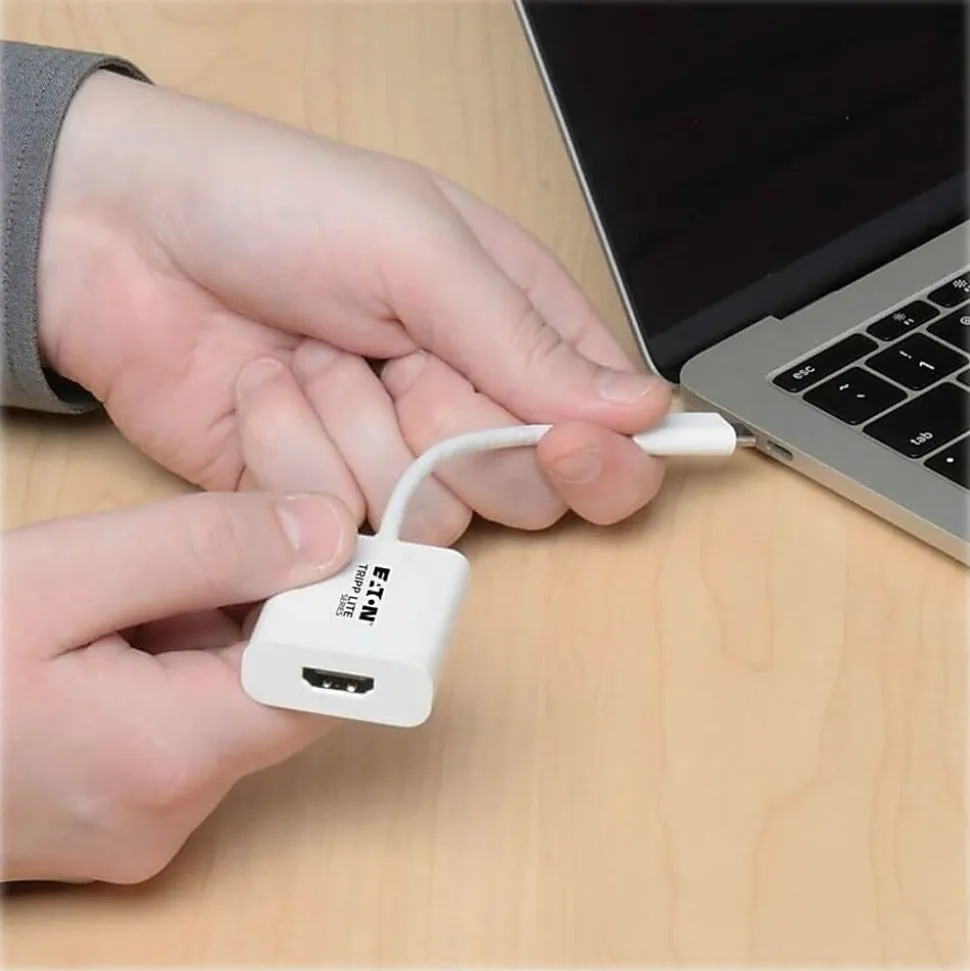 Eaton Tripp Lite Series USB C to HDMI Video Adapter Converter 4Kx2K M/F, USB-C to HDMI, USB Type-C to HDMI, USB Type C to HDMI 6in - U44406NHDAM
