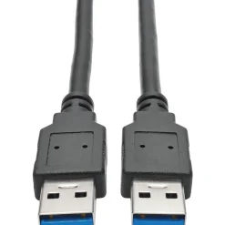 Eaton Tripp Lite Series USB 3.0 SuperSpeed A/A Cable (M/M), Black, 6 ft. (1.83 m) - USB cable - USB Type A (M) to USB Type A (M) - U320006BK