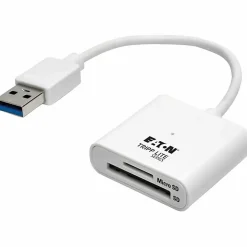 Eaton Tripp Lite Series USB 3.0 SuperSpeed SD/Micro SD Memory Card Media Reader with Built-In Cable, 6 in - U35206NSD