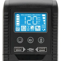 Eaton Tripp Lite Series 1440VA UPS Eco Green Battery Back Up AVR 120V USB Energy Star Line Interactive - ECO1500LCD
